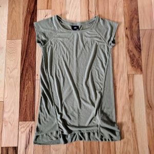 Olive cap sleeve tee